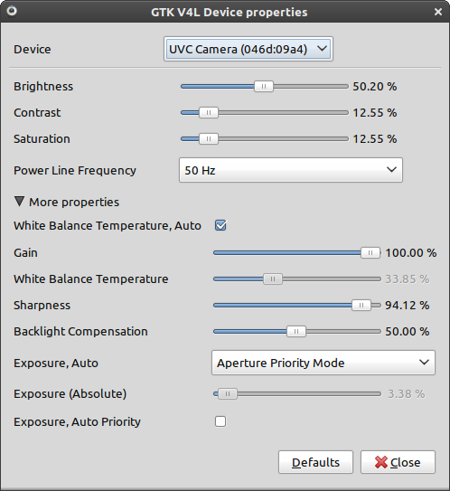 Vervullen Consumeren Kaarsen Webcam settings control on Ubuntu Linux operating system | TechyTalk
