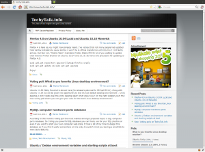 Mozilla Firefox 4.0 Screenshot