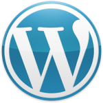 Wordpress Logo Blue