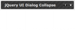 jQuery UI Dialog Collapse 2